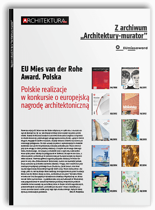 Publikację o polskich realizacjach biorących udział w konkursie o europejską nagrodę architektoniczną im. Mies van der Rohe